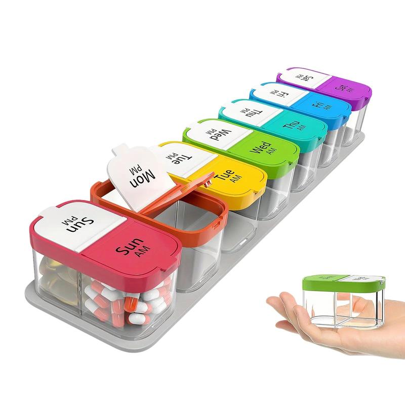 Food Storage Containers Xl - 1개 대형 7일 약통 - 한