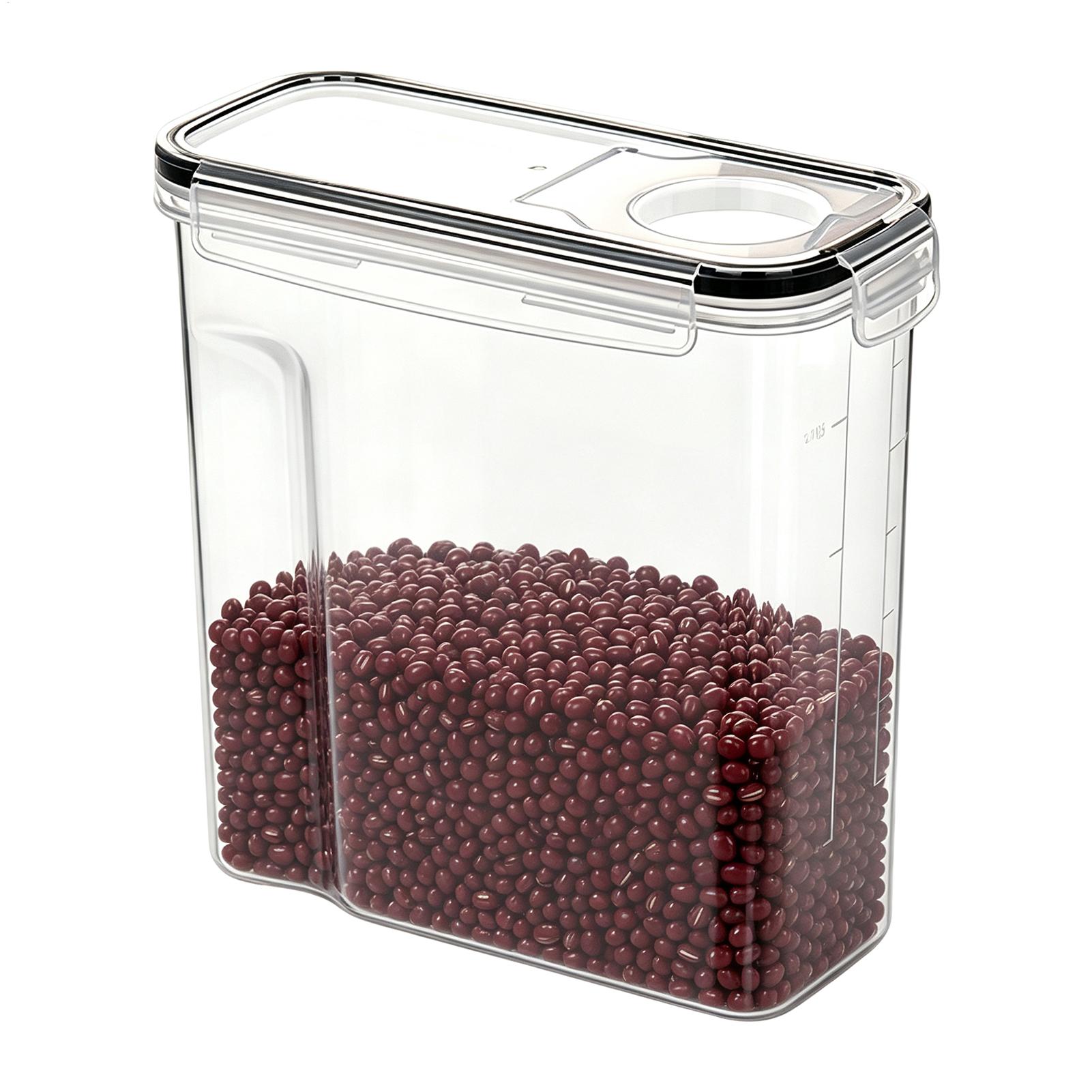 Food Storage In Pantry - 밀폐형 곡물 보관 용기, 4L 용량,