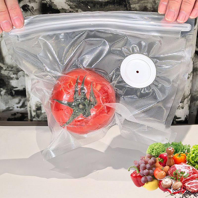 Food Storage Zipper Bags - 업그레이드 버전 진공 식품 보관 백