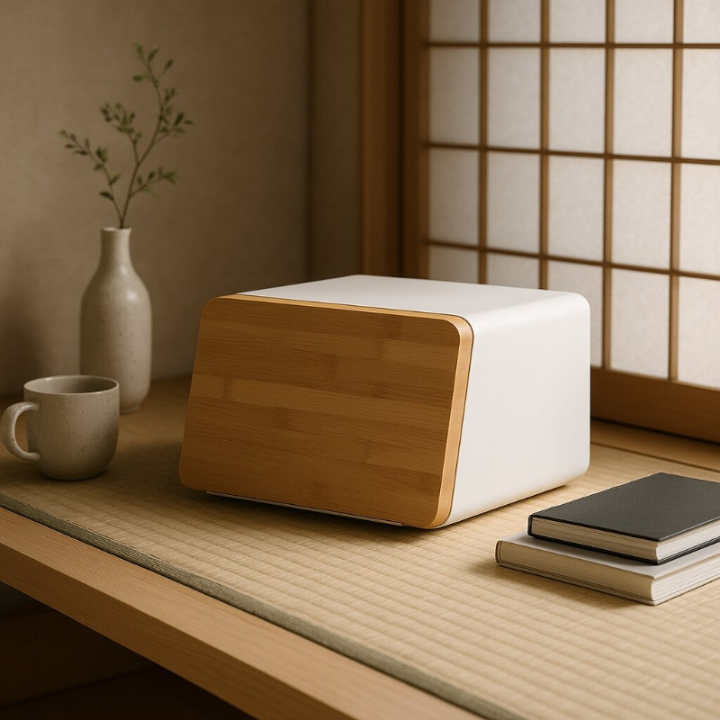 Food Storage Organization - 주방 보관용 대나무 빵 상자, 간식