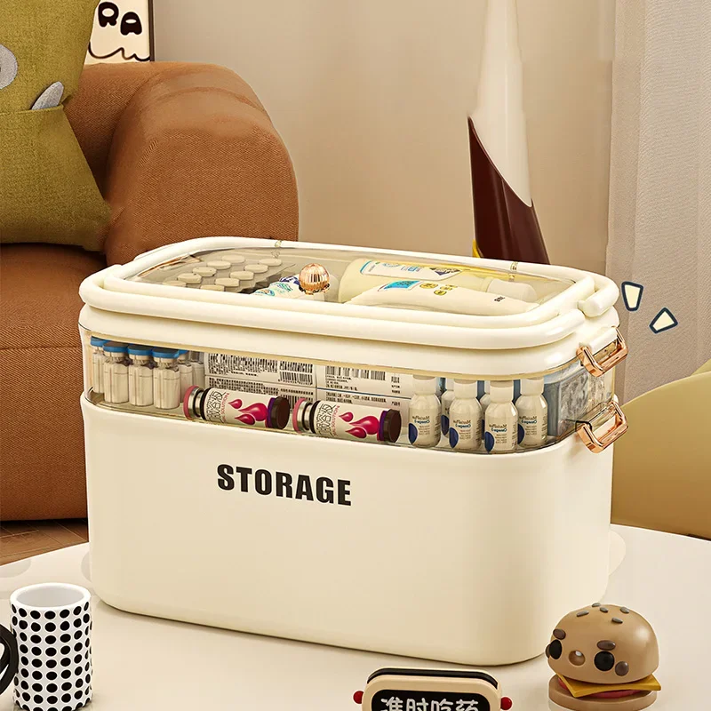 Food Storage Emergency - 대용량 가족용 의약품 정리 보관함 다기능