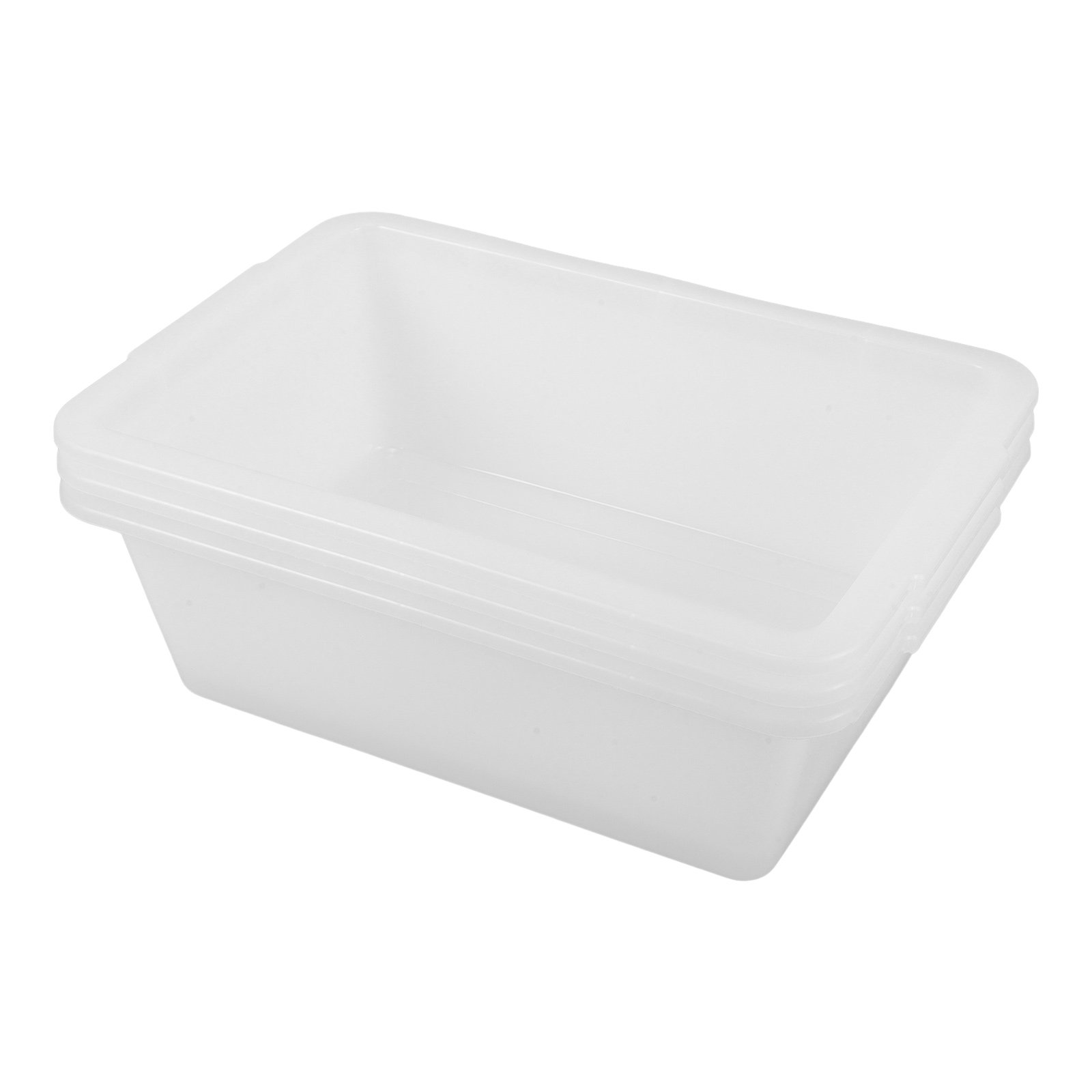 Food Storage Box - 3개 세트 플라스틱 수납함, 튼튼한 재질,