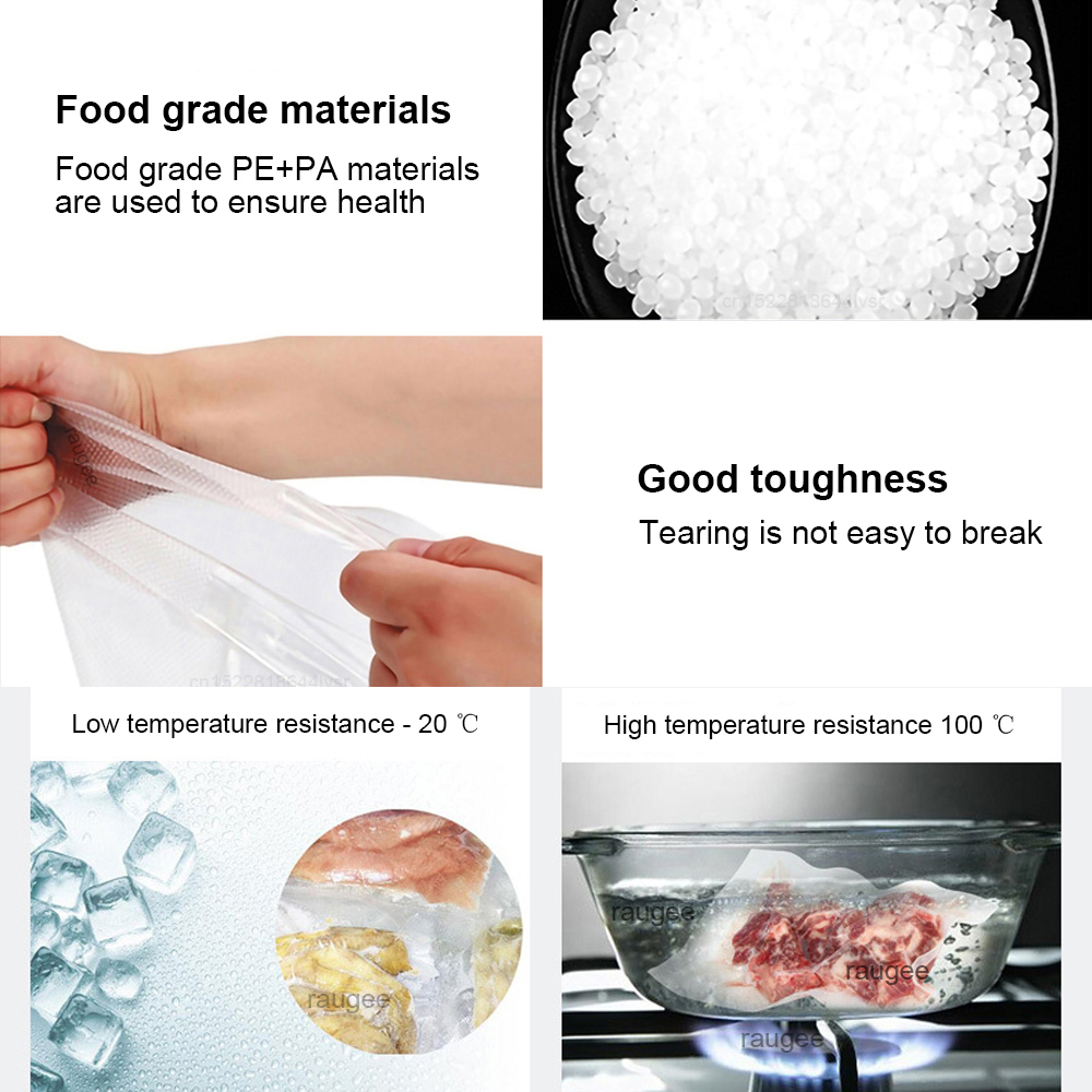 식품에 대 한 진공 포장 가방 100pcs 진공 실러  - Food Storage Vacuum 리뷰 및 가격