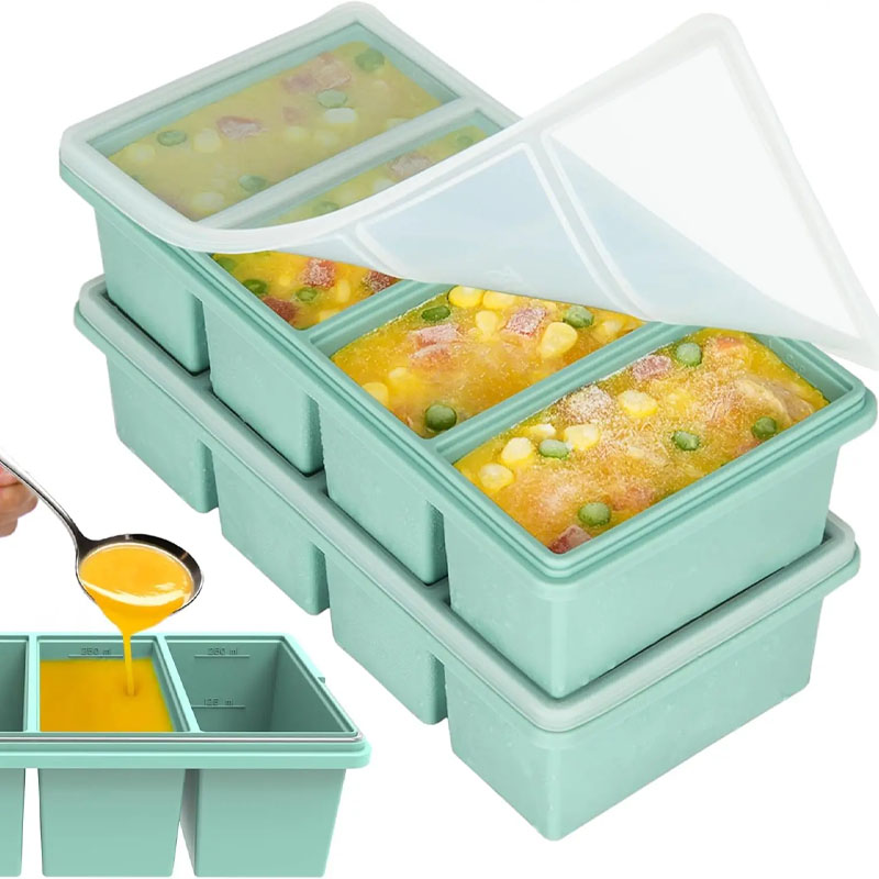 250ml/500ml 실리콘 싱글 그리드 대형 아이스  - Food Storage Containers Xl 리뷰 및 가격