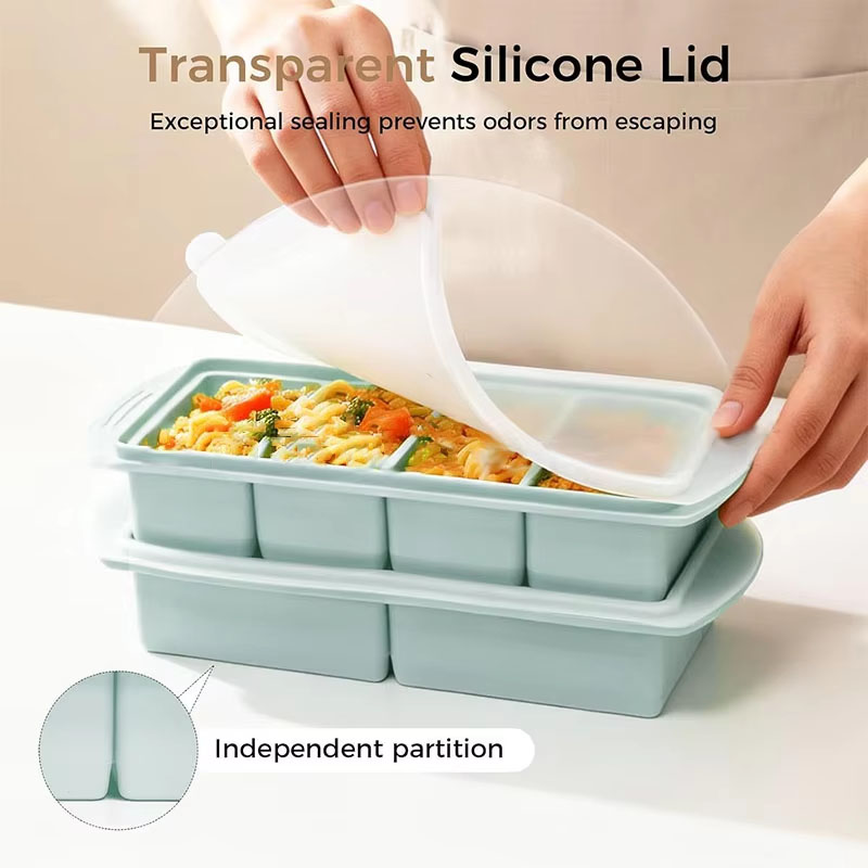 250ml/500ml 실리콘 싱글 그리드 대형 아이스  - Food Storage Containers Xl 리뷰 및 가격
