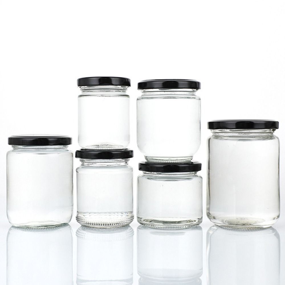 주방 원형 메이슨 항아리 식품 보관함, 블랙 밀폐 뚜껑 - Glass Meal Prep Container 리뷰 및 가격