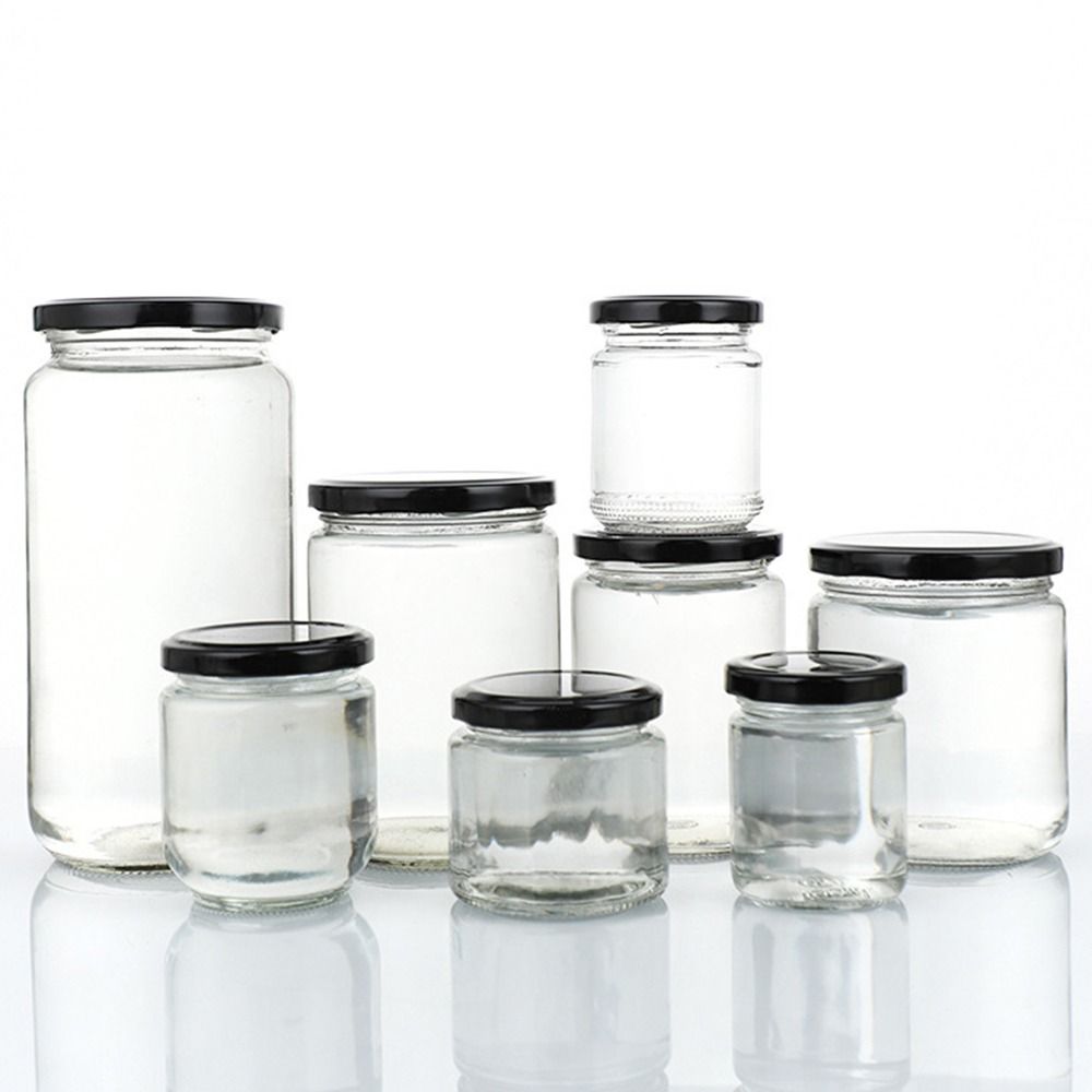 주방 원형 메이슨 항아리 식품 보관함, 블랙 밀폐 뚜껑 - Glass Meal Prep Container 리뷰 및 가격