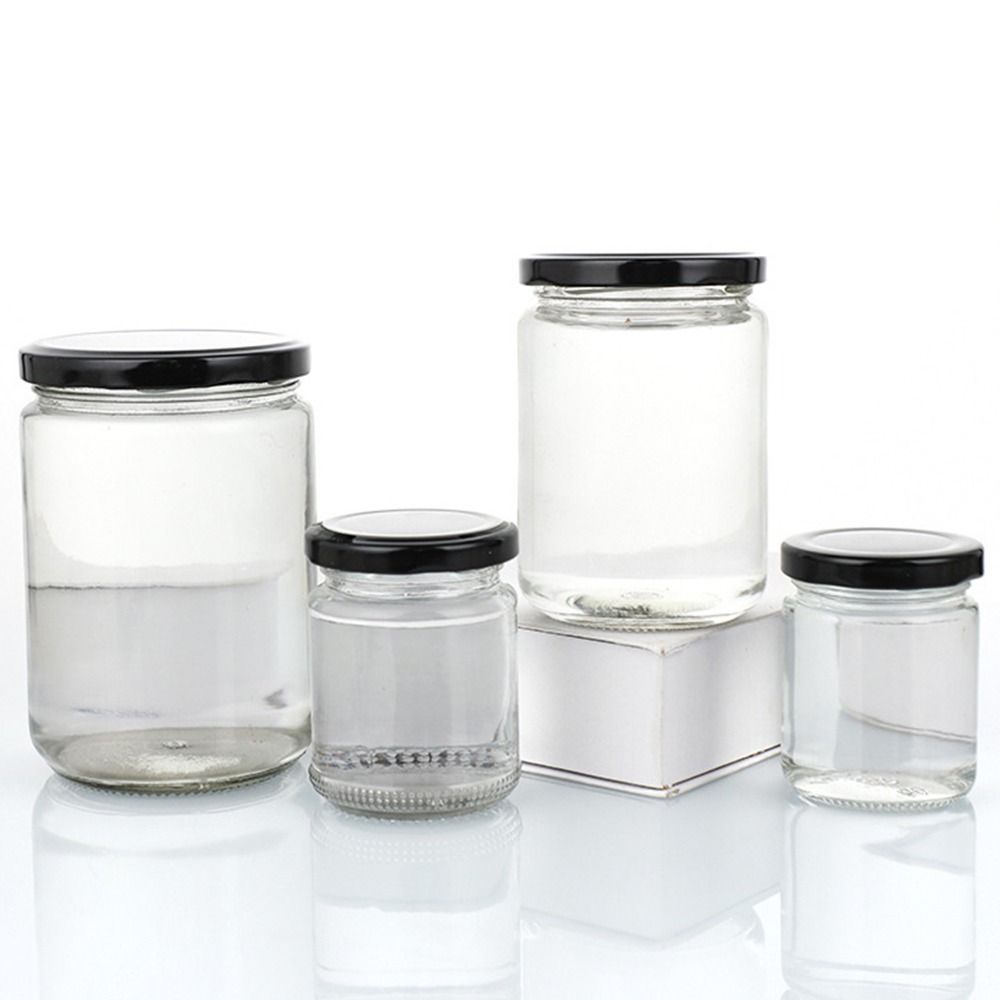 주방 원형 메이슨 항아리 식품 보관함, 블랙 밀폐 뚜껑 - Glass Meal Prep Container 리뷰 및 가격