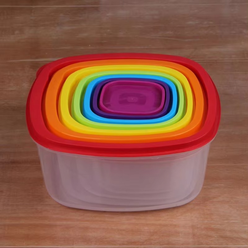 레인보우 7종 플라스틱 식품 보관 용기 - Food Storage And Containers 리뷰 및 가격