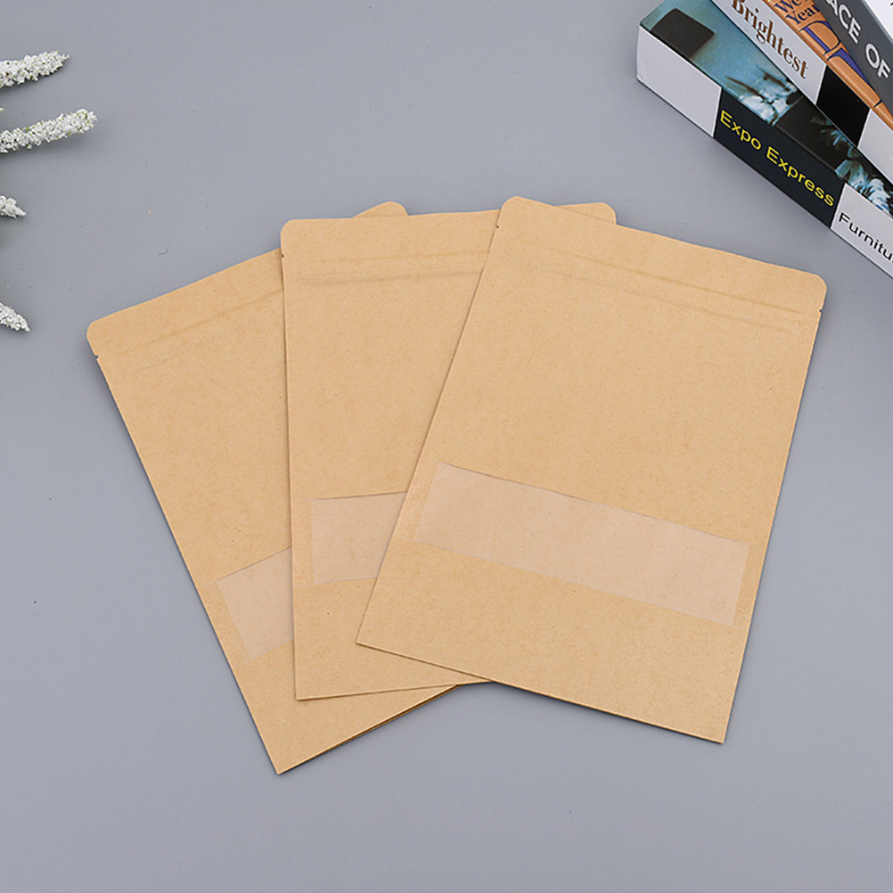 50개입, 친환경 크라프트지 재질의 지퍼형 밀폐 봉투, - Food Storage Zipper Bags 리뷰 및 가격