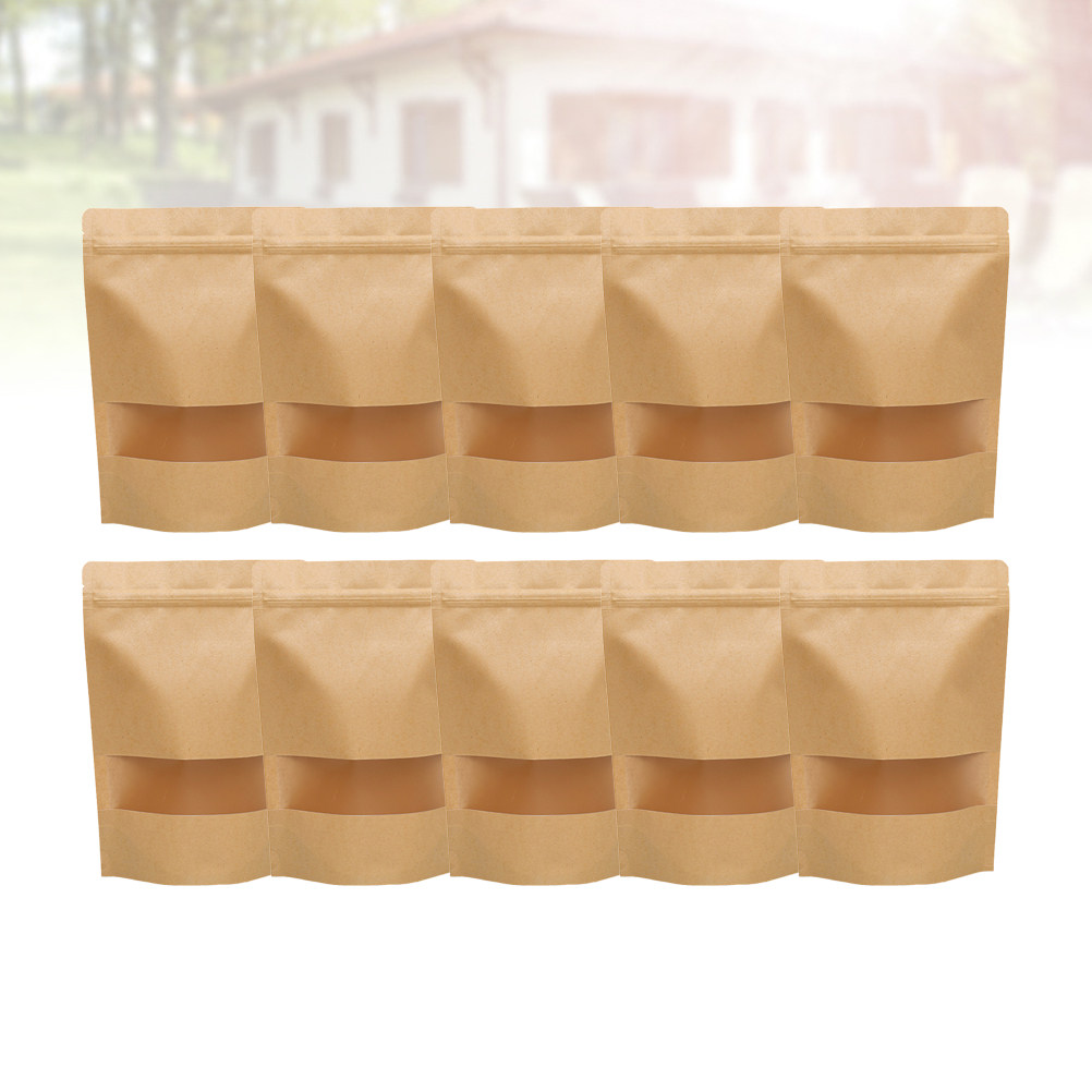 50개입, 친환경 크라프트지 재질의 지퍼형 밀폐 봉투, - Food Storage Zipper Bags 리뷰 및 가격