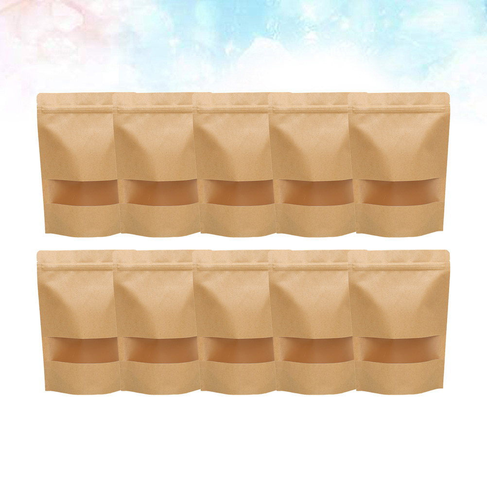 50개입, 친환경 크라프트지 재질의 지퍼형 밀폐 봉투, - Food Storage Zipper Bags 리뷰 및 가격