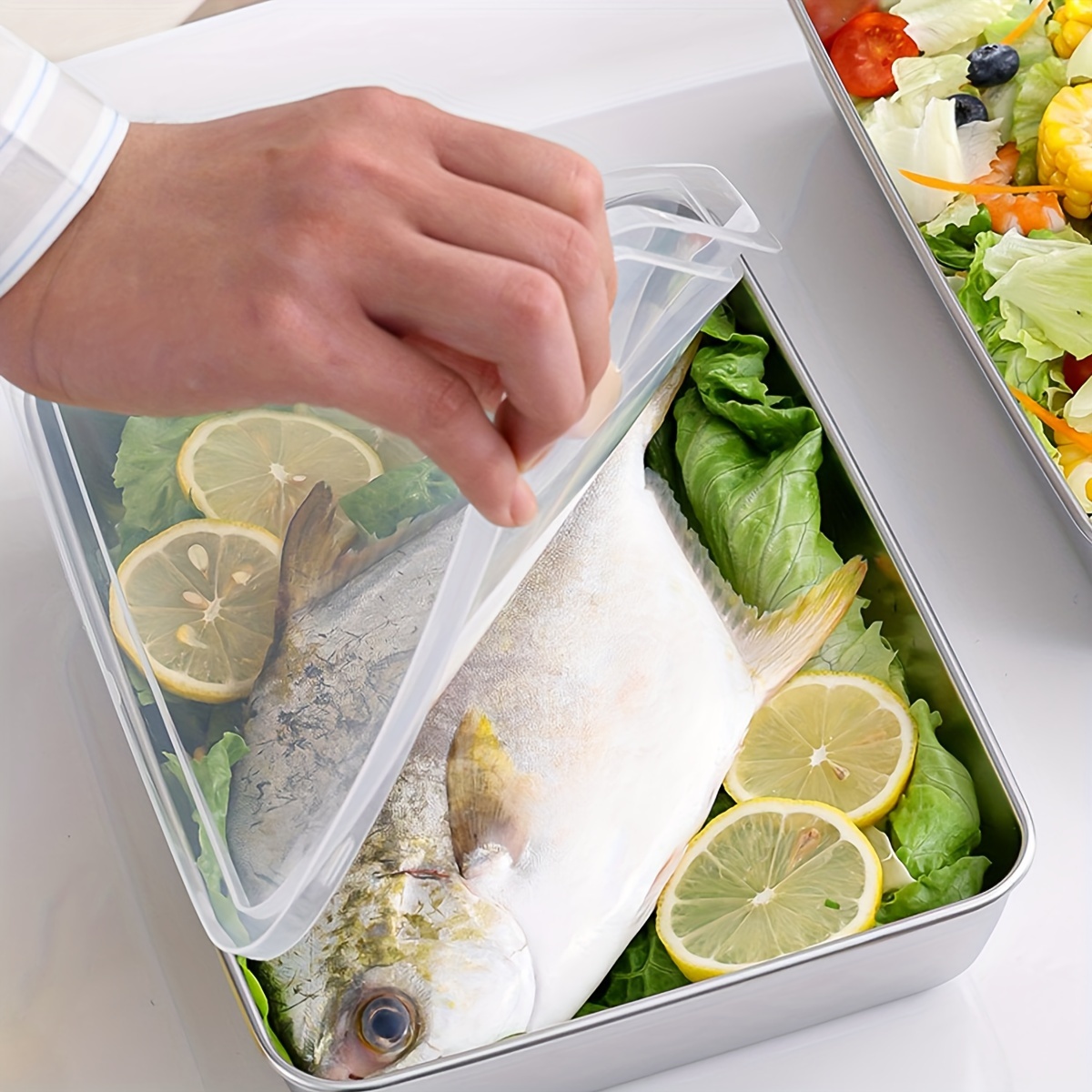 1-3개 스테인리스 스틸 식품 보관 용기, 밀폐형 BP - Food Storage In Pantry 리뷰 및 가격