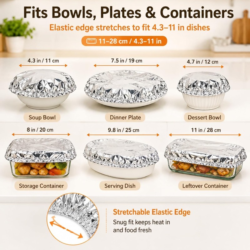 알루미늄 호일 단열 커버 일회용 식품 커버 호일 필름  - Food Storage With Colander 리뷰 및 가격
