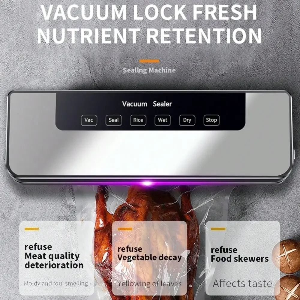 터치 버튼 전기 진공 포장기 다중 모드 자동 핸드 컨트 - Food Storage Vacuum 리뷰 및 가격