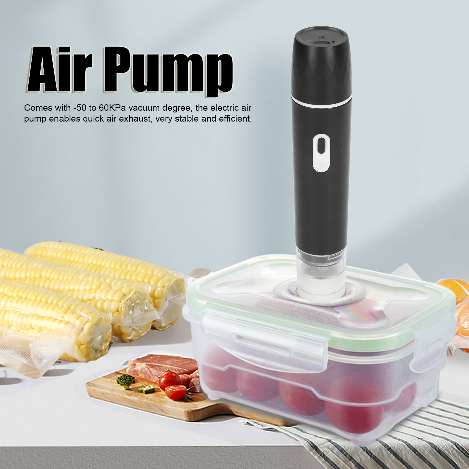 전기 에어 펌프 휴대용 진공 포장기 식품 보관용 에어  - Food Storage Vacuum 리뷰 및 가격