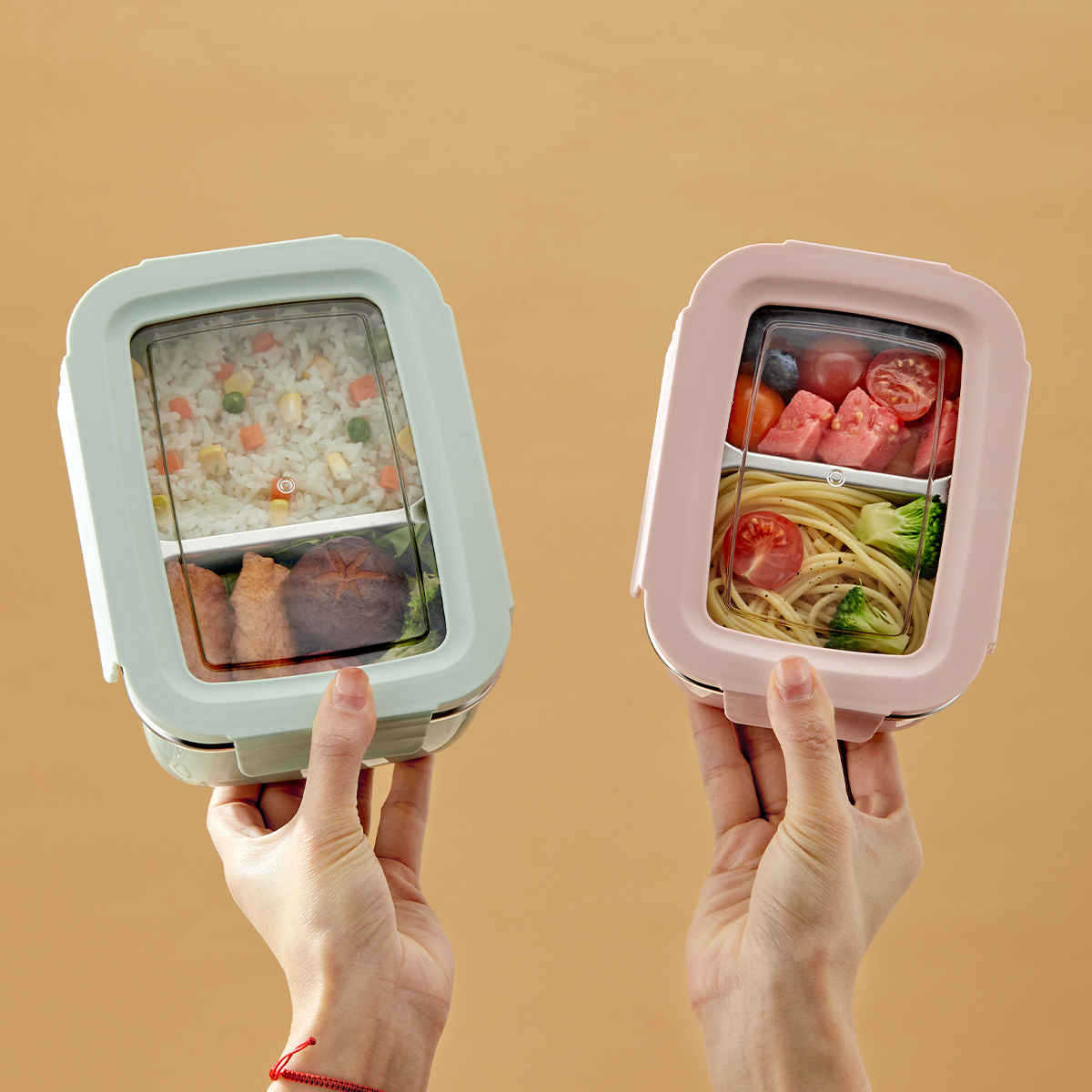 전자레인지용 304 스테인리스 스틸 칸막이 도시락, 쌓 - Glass Meal Prep Container 리뷰 및 가격