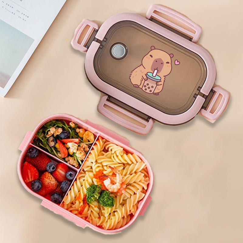 Capybara 도시락 상자 애니메이션 동물 인쇄 식품 - Food Storage Box 리뷰 및 가격