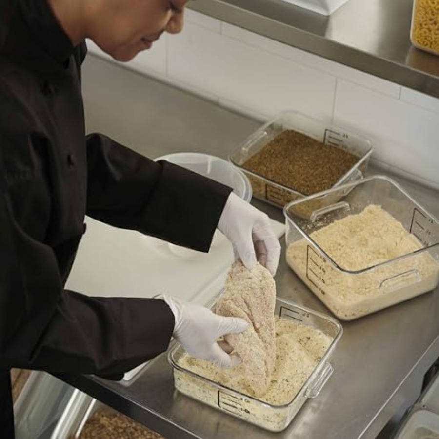 공간 절약형 사각 식품 보관 용기, 4쿼트, 주방/수비 - Food Storage Quart Containers 리뷰 및 가격