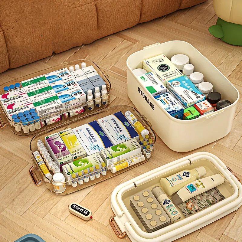 대용량 가족용 의약품 정리 보관함 다기능 구급 상자 약 - Food Storage Emergency 리뷰 및 가격