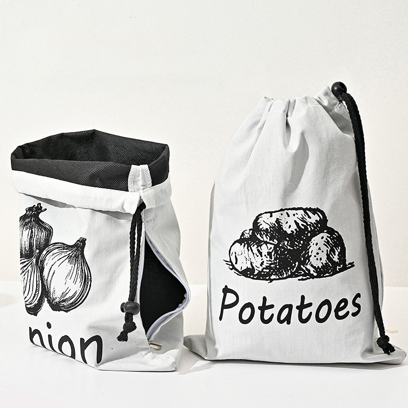 감자 양파 마늘 패턴 보관 가방 내구성 있는 주방 야채 - Food Storage Zipper Bags 리뷰 및 가격