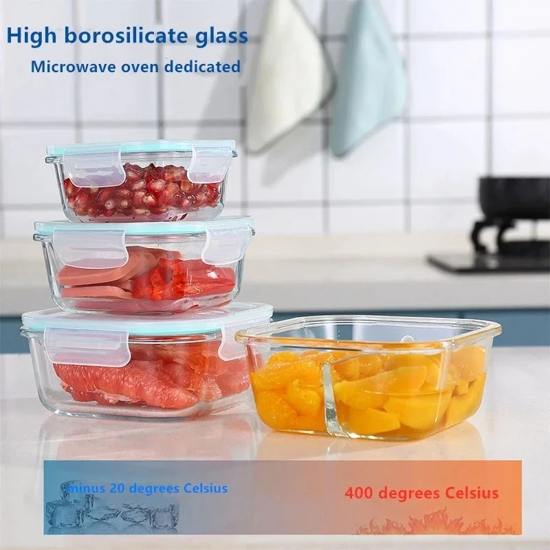 고온에 강한 내열 유리 소재의 밀폐형 보온 용기, 전자 - Glass Meal Prep Container 리뷰 및 가격