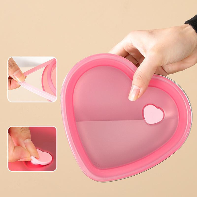 사랑 모양의 뚜껑이 있는 주방 식품 보관함 410 스테 - Food Storage Containers Xl 리뷰 및 가격