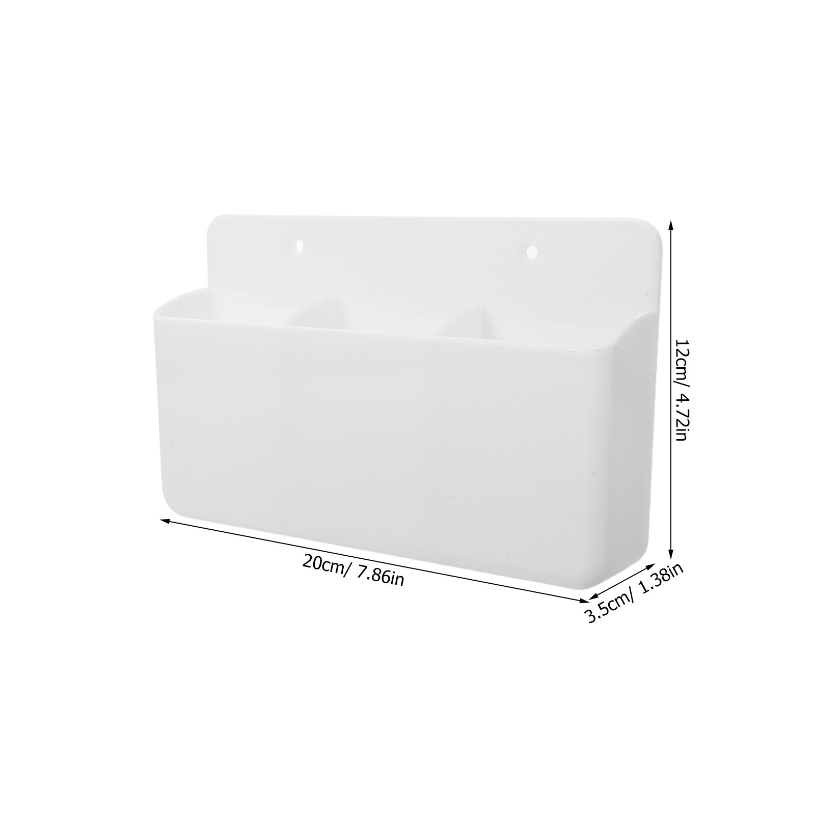 3칸으로 나뉜 벽걸이형 리모컨 보관함, 접착식 수납 상 - Food Storage Box 리뷰 및 가격