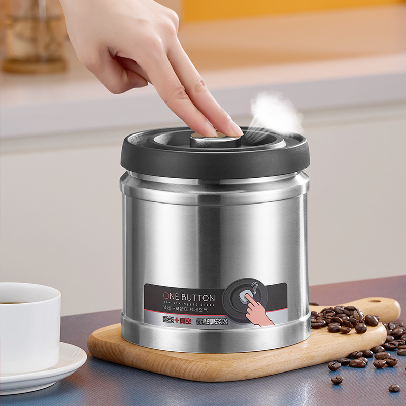 스테인레스 스틸 밀폐 용기 커피 콩, 식품 곡물 신선도 - Food Storage Vacuum 리뷰 및 가격