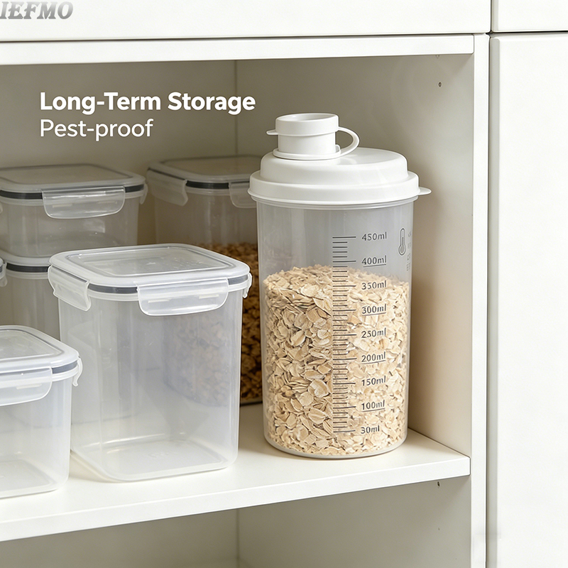 뚜껑이 있는 밀폐 식품 보관 용기, 설탕 디스펜서, 갈 - Food Storage And Containers 리뷰 및 가격