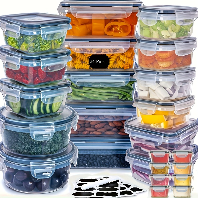 48개 BPA 프리 식품 보관 세트 – 주방, 식료품  - Food Storage With Colander 리뷰 및 가격