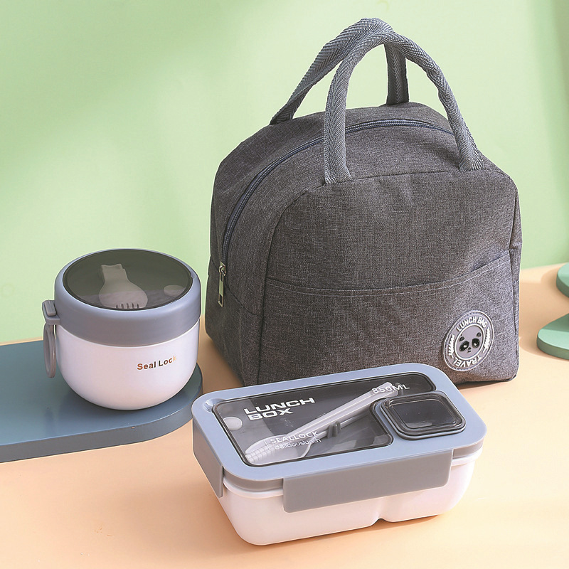 3pcs 도시락 상자, 뚜껑과 열 가방이있는 휴대용 및 - Food Storage Containers Xl 리뷰 및 가격