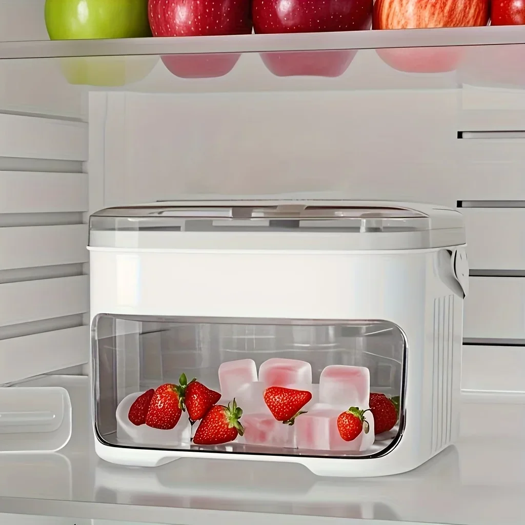 이지프레스 캡이 있는 큐브 제빙기 대용량 이중층 가정용 - Food Storage Ideas 리뷰 및 가격