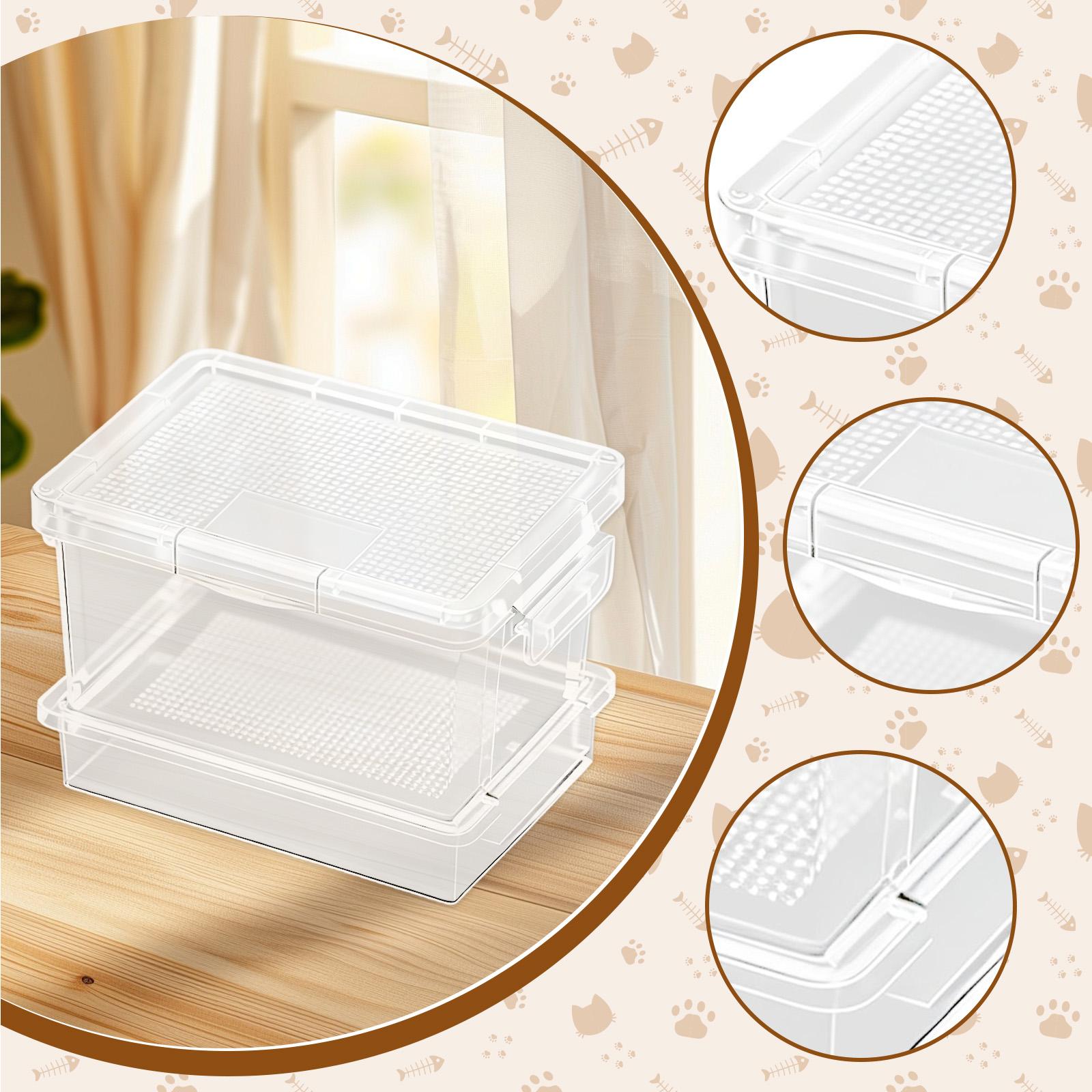 플라스틱 거북이 사료통, 파충류 사육 상자, 소형 동물 - Food Storage Box 리뷰 및 가격