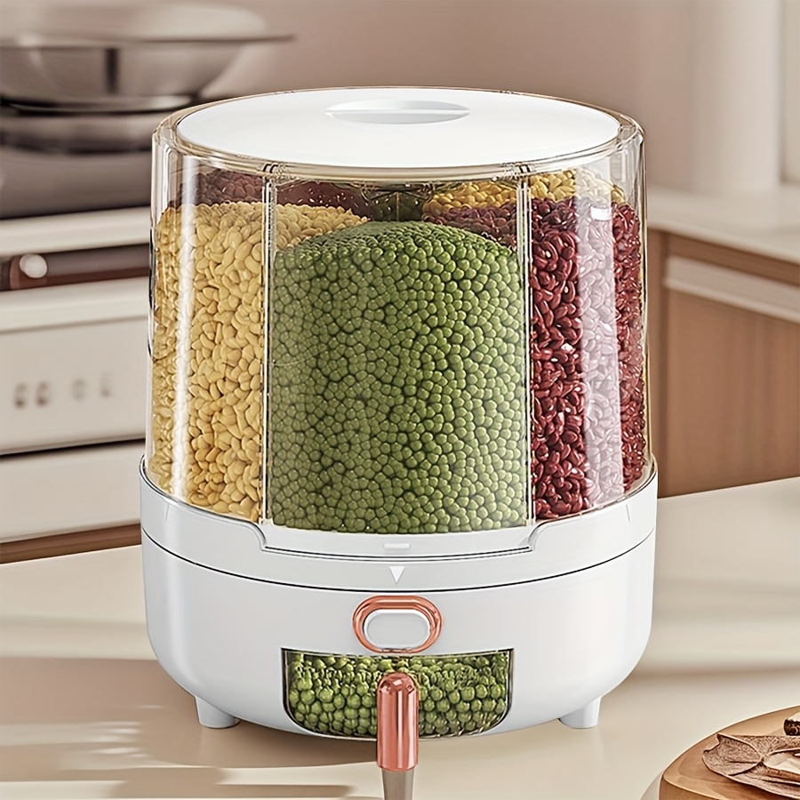 6칸 360 °   회전식 밀폐 식품 보관 용기 방습  - Food Storage In Pantry 리뷰 및 가격