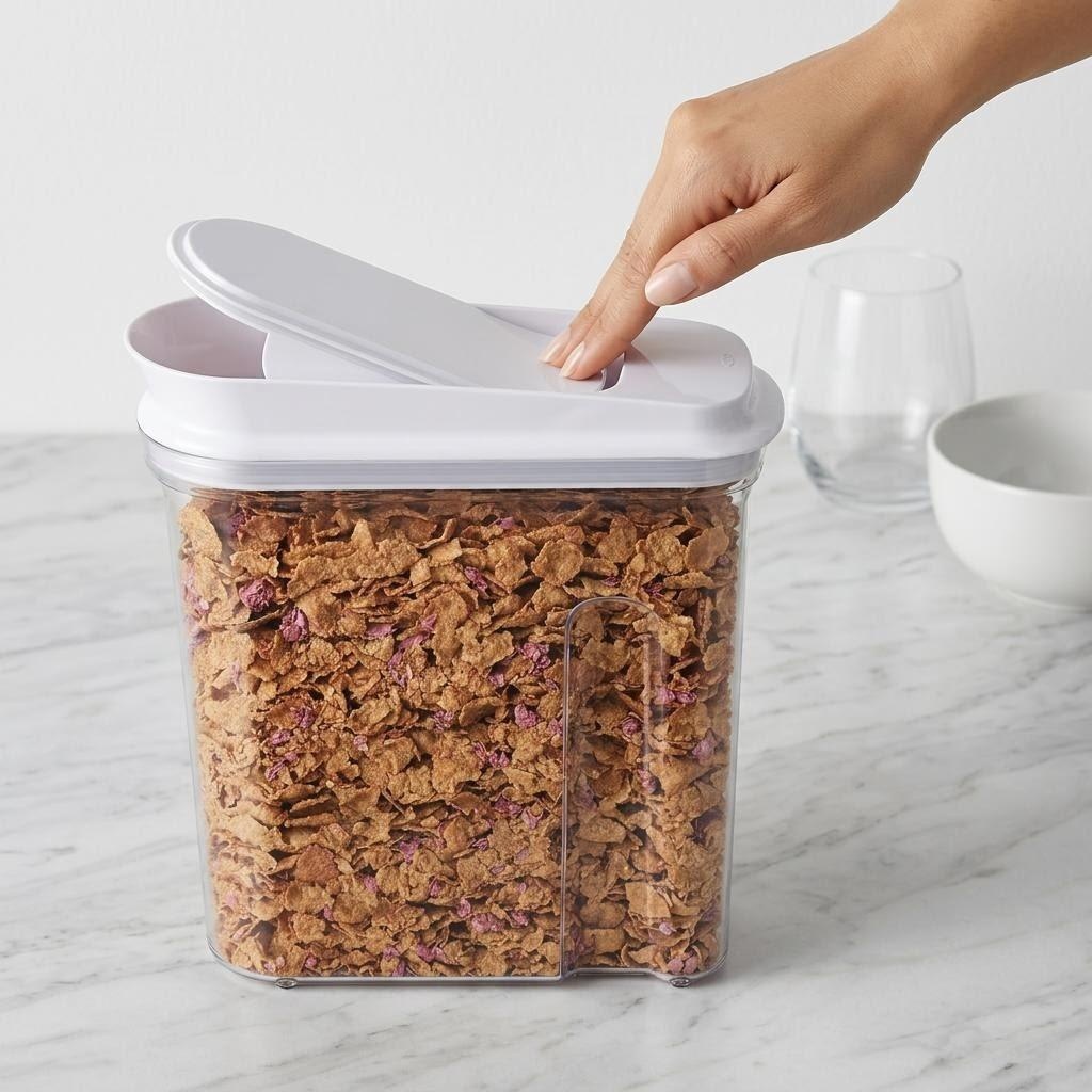 밀폐 식품 보관 용기, 투명 플라스틱 에어타이트 주방  - Food Storage In Pantry 리뷰 및 가격