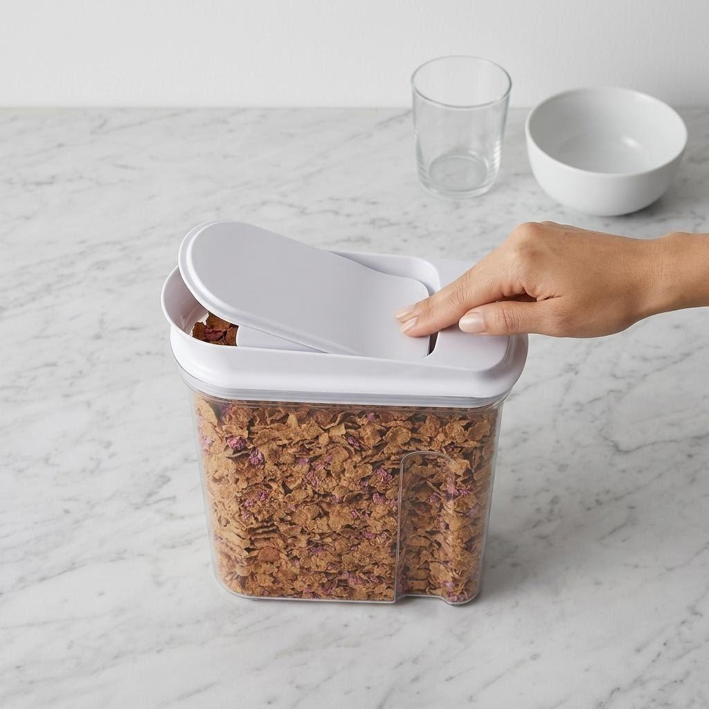 밀폐 식품 보관 용기, 투명 플라스틱 에어타이트 주방  - Food Storage In Pantry 리뷰 및 가격